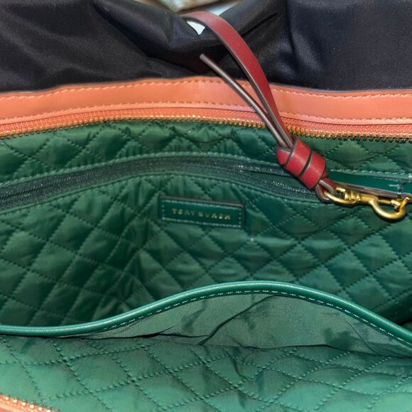 Tory Burch Perry nylon large tote bag black - Picture 8 of 10